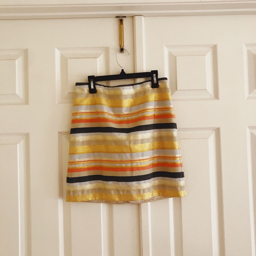 🎨 J CREW SHIMMERING MULTICOLORED SKIRT  🎨